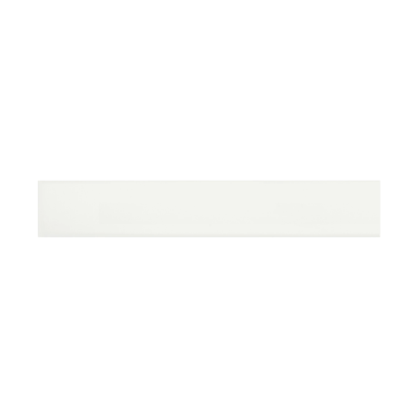 2 x 12 in. Soho Canvas White Glossy Pressed Glazed Ceramic Wall Tile - BUILDMYPLACE