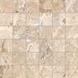 2 X 2 In Antico Ivory Matte Glazed Porcelain Mosaic - BUILDMYPLACE