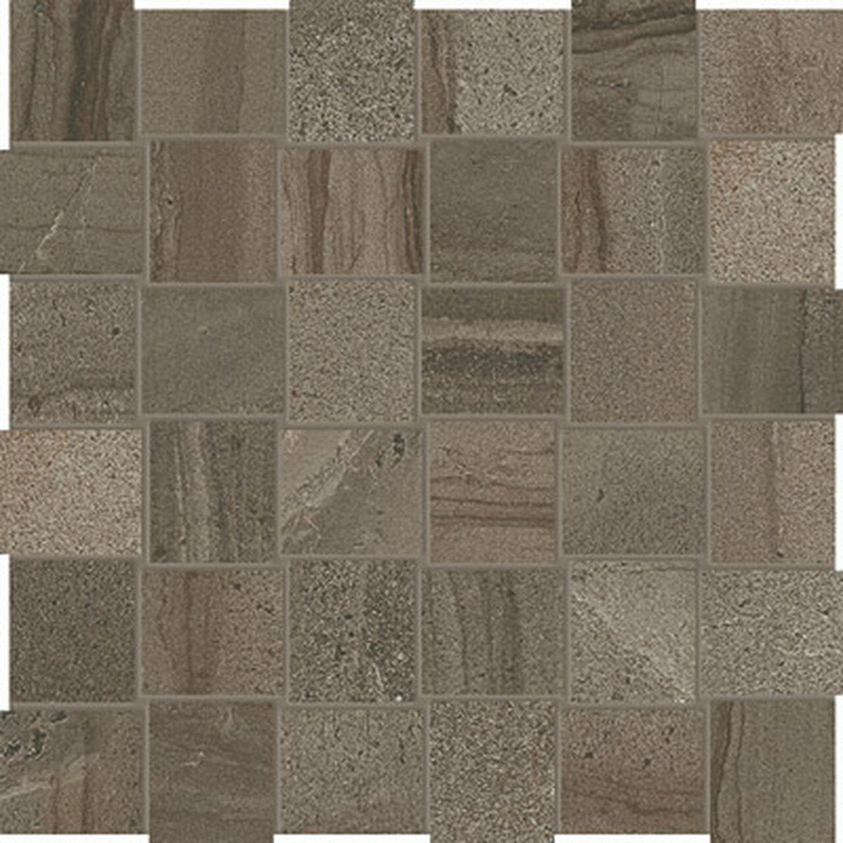 2 X 2 In Basketweave Amelia Earth Matte Glazed Porcelain Mosaic - BUILDMYPLACE