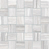 2 X 2 In Basketweave Eramosa Ice Matte Glazed Porcelain Mosaic - BUILDMYPLACE