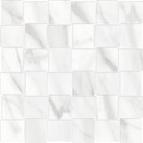 2 X 2 In Basketweave Mayfair Volakas Matte Glazed Porcelain Mosaic - BUILDMYPLACE