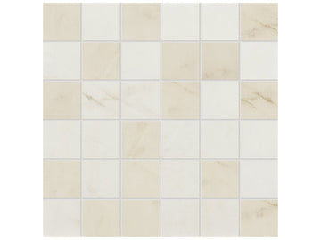 2 X 2 In Bellina Multi Matte Glazed Ceramic Mosaic