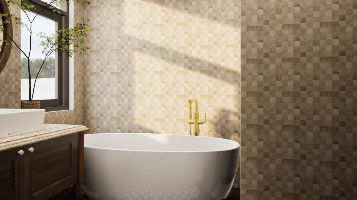2 X 2 In Ceraforge Iron Matte Color Body Porcelain Mosaic - BUILDMYPLACE