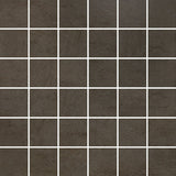 2 X 2 In Cinq Brown Matte Glazed Ceramic Mosaic - BUILDMYPLACE