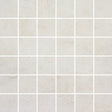 2 X 2 In Cinq Cream Matte Glazed Ceramic Mosaic - BUILDMYPLACE