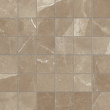 2 X 2 In Classic Pulpis Moca Matte Glazed Porcelain Mosaic - BUILDMYPLACE