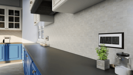 2 X 2 In Crux Ash Matte Glazed Porcelain Mosaic - BUILDMYPLACE