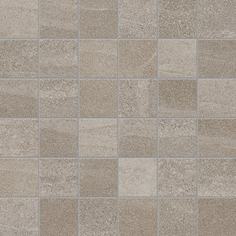 2 X 2 In Crux Earth Matte Glazed Porcelain Mosaic