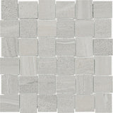 2 x 2 in. Davenport Ash Basketweave Matte Glazed Porcelain Mosaic - BUILDMYPLACE