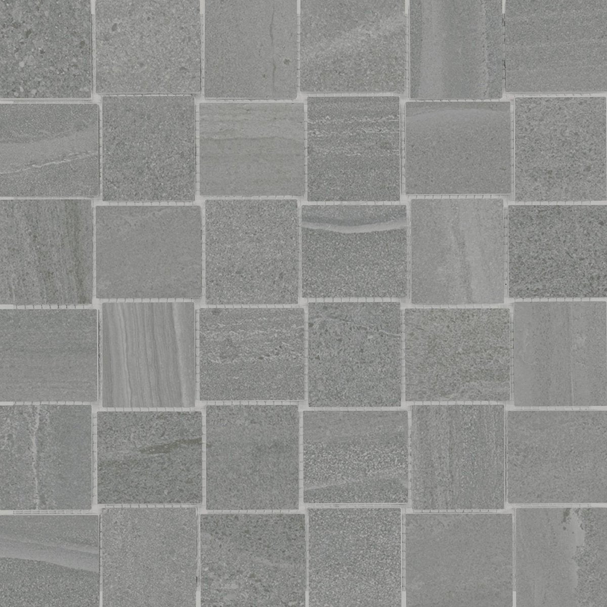 2 x 2 in. Davenport Mica Basketweave Matte Glazed Porcelain Mosaic - BUILDMYPLACE