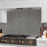 2 x 2 in. Eramosa Carbon Basketweave Matte Glazed Porcelain Mosaic - BUILDMYPLACE