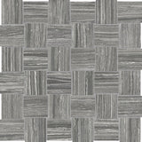 2 x 2 in. Eramosa Carbon Basketweave Matte Glazed Porcelain Mosaic - BUILDMYPLACE