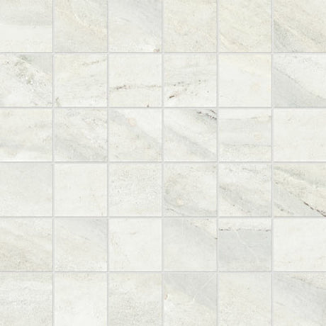 2 X 2 In Evolution Ice Matte Glazed Porcelain Mosaic - BUILDMYPLACE