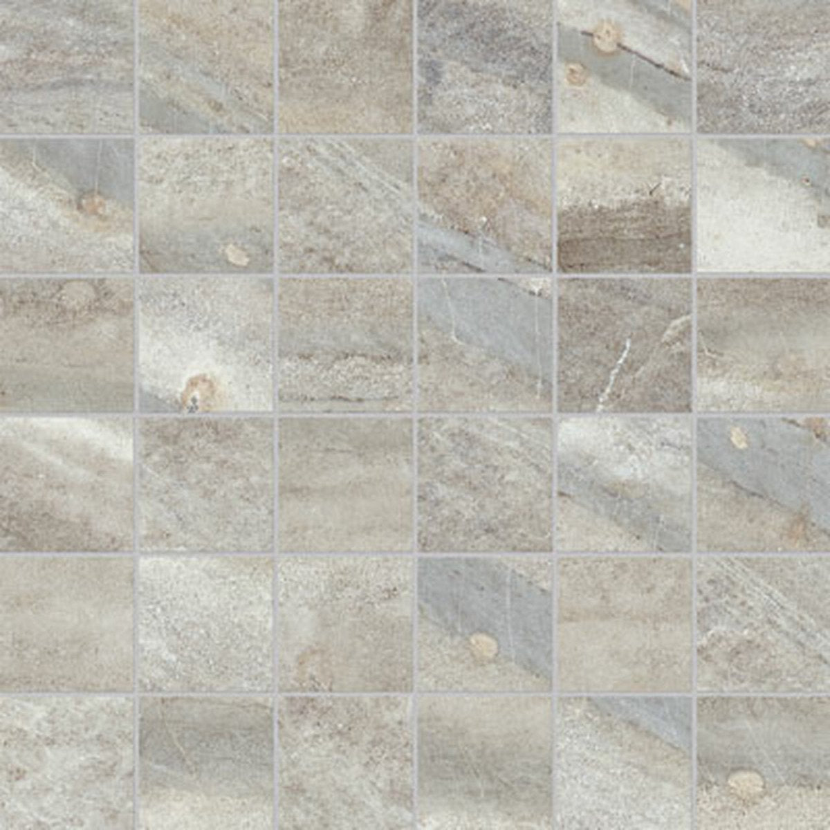 2 X 2 In Evolution Sand Matte Glazed Porcelain Mosaic - BUILDMYPLACE