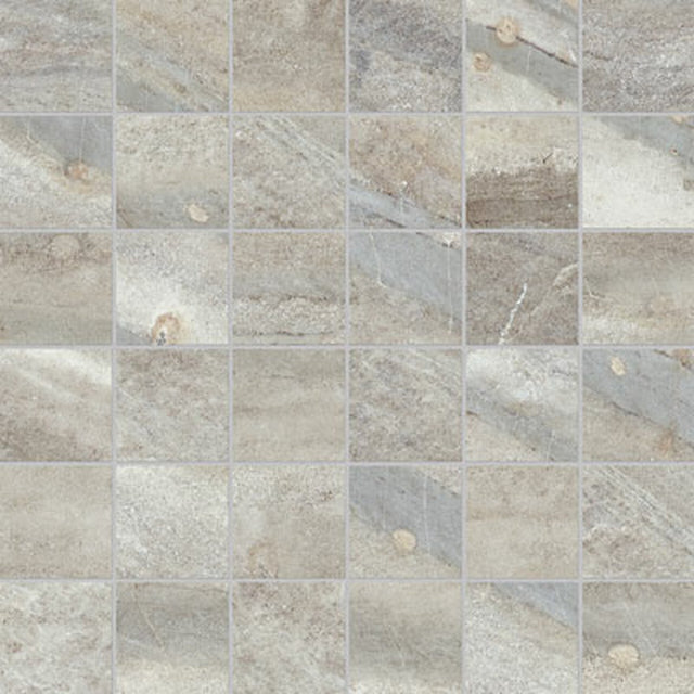 2 X 2 In Evolution Sand Matte Glazed Porcelain Mosaic - BUILDMYPLACE