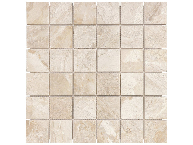 2 X 2 In Impero Reale Polished Marble Mosaic - BUILDMYPLACE