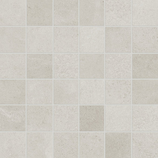 2 X 2 In Industria Zinc Matte Color Body Porcelain Mosaic - BUILDMYPLACE