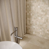 2 X 2 In Ivory Filled & Honed Travertine Mosaic - BUILDMYPLACE