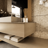 2 X 2 In La Marca Arabescato Honed Glazed Porcelain Mosaic - BUILDMYPLACE