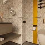 2 X 2 In La Marca Arabescato Honed Glazed Porcelain Mosaic - BUILDMYPLACE