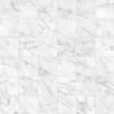 2 X 2 In La Marca Carrara Honed Glazed Porcelain Mosaic - BUILDMYPLACE