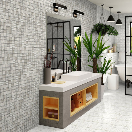 2 X 2 In La Marca Honed Glazed Porcelain Mosaic - BUILDMYPLACE