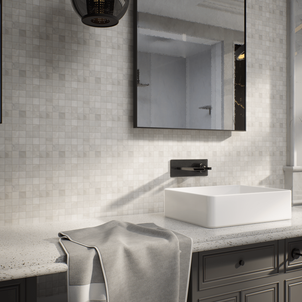 2 X 2 In La Marca Onyx Honed Glazed Porcelain Mosaic - BUILDMYPLACE