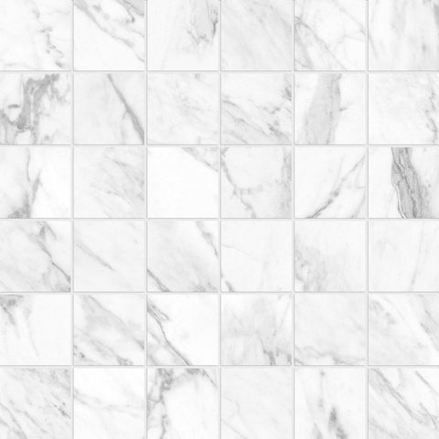 2 X 2 In La Marca Statuarietto Honed Glazed Porcelain Mosaic
