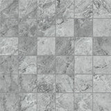 2 X 2 In Malena Carbon Matte Glazed Ceramic Mosaic - BUILDMYPLACE