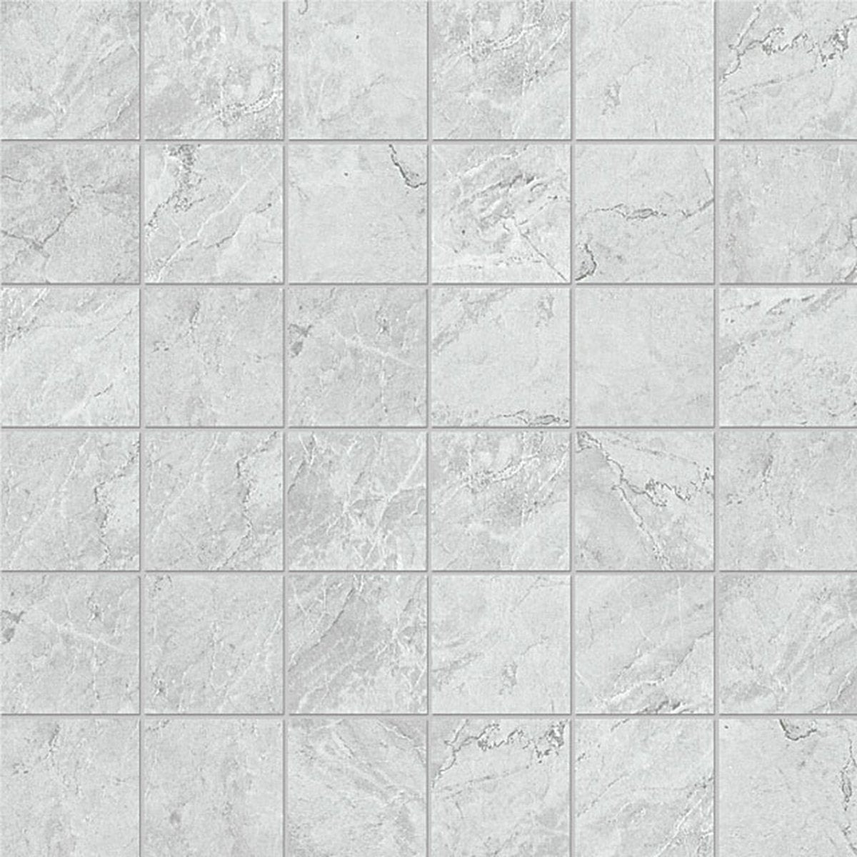 2 X 2 In Malena Ice Matte Glazed Ceramic Mosaic - BUILDMYPLACE