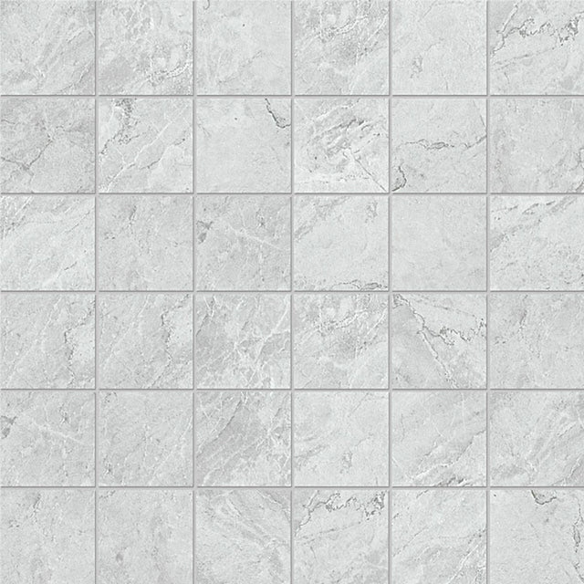 2 X 2 In Malena Ice Matte Glazed Ceramic Mosaic - BUILDMYPLACE