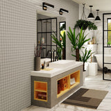 2 X 2 In Nexus Clay Matte Glazed Porcelain Mosaic - BUILDMYPLACE