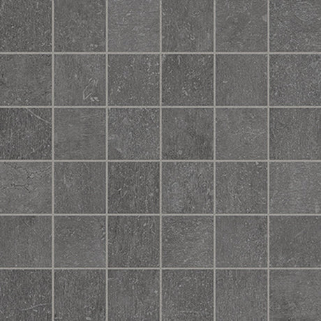 2 X 2 In Nexus Graphite Matte Glazed Porcelain Mosaic - BUILDMYPLACE