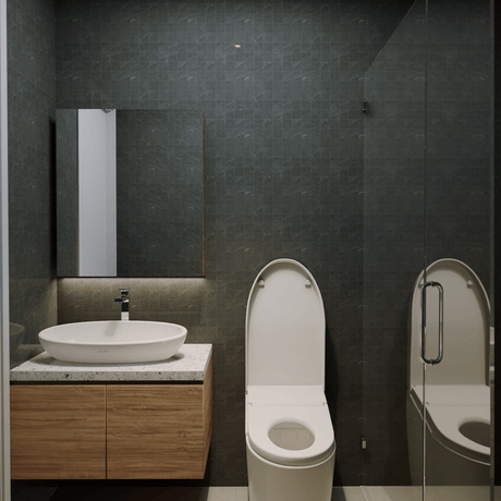 2 X 2 In Nord Carbon Matte Color Body Porcelain Mosaic - BUILDMYPLACE