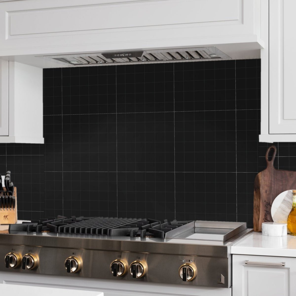 2 X 2 In Prima Charcoal Matte Unglazed Porcelain Mosaic - BUILDMYPLACE