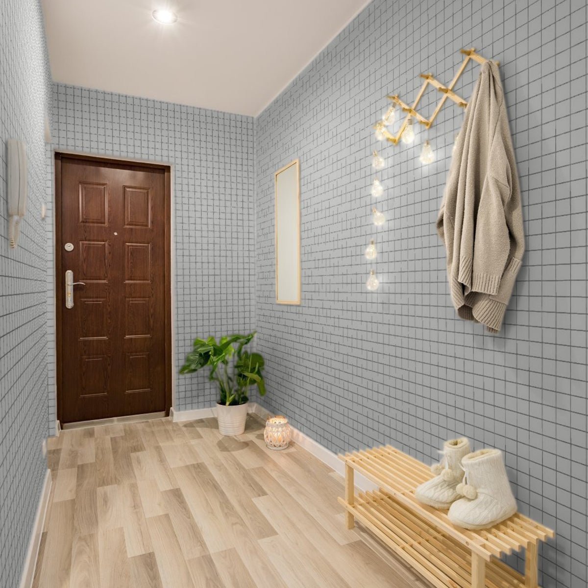 2 X 2 In Soho Cement Chic Matte Glazed Porcelain Mosaic - BUILDMYPLACE