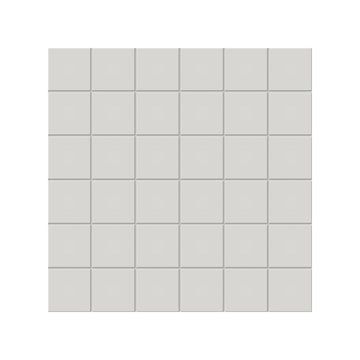 2 X 2 In Soho Halo Grey Matte Glazed Porcelain Mosaic - BUILDMYPLACE