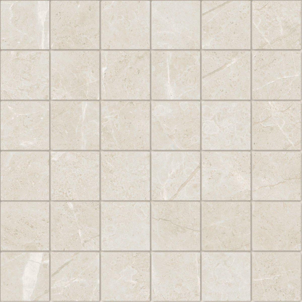 2 x 2 in. Torino Avorio Matte Glazed Porcelain Mosaic - BUILDMYPLACE