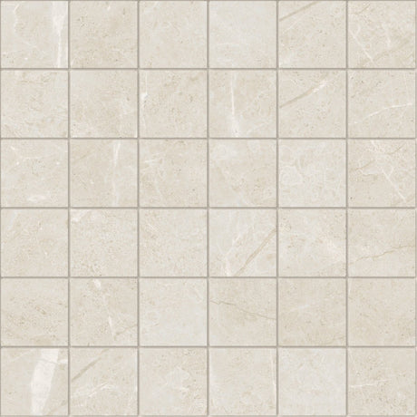 2 x 2 in. Torino Avorio Matte Glazed Porcelain Mosaic - BUILDMYPLACE