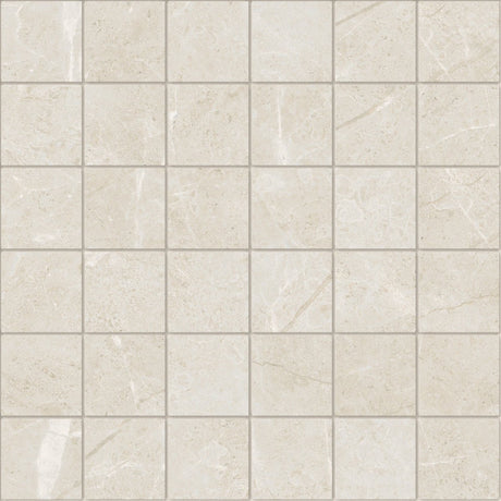 2 x 2 in. Torino Avorio Matte Glazed Porcelain Mosaic - BUILDMYPLACE