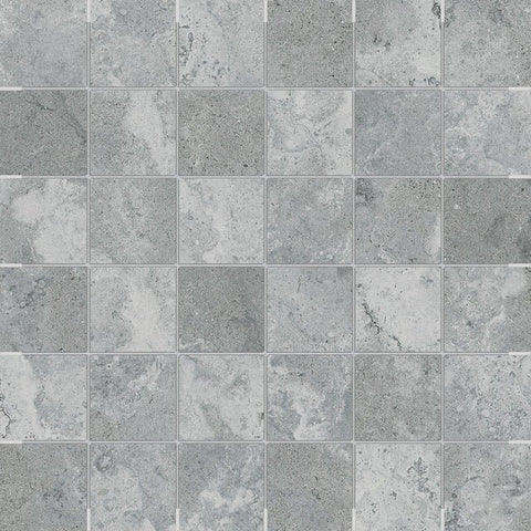 2 x 2 in Veneta Argento Matte Glazed Porcelain Mosaic