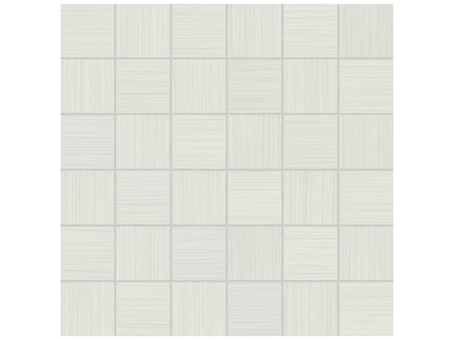 2 X 2 In Zera Annex Bianco Matte Color Body Porcelain Mosaic - BUILDMYPLACE