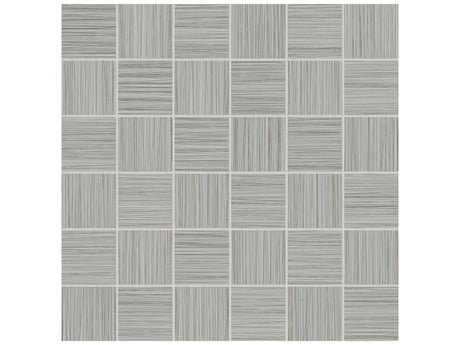 2 X 2 In Zera Annex Silver Matte Color Body Porcelain Mosaic - BUILDMYPLACE