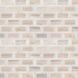 2" X 4" Angora Framework Polished Warm White Subway Joint Mosaic Tile (10SQ FT/CTN) - BUILDMYPLACE