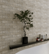 2 X 4 In Brick Ivory Filled & Honed Travertine Mosaic - BUILDMYPLACE