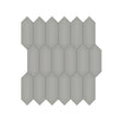 2 X 5 In Picket Soho Cement Chic Matte Glazed Porcelain Mosaic - BUILDMYPLACE