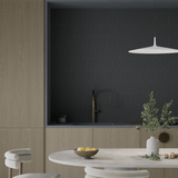 2 X 5 In Picket Soho Retro Black Matte Glazed Porcelain Mosaic - BUILDMYPLACE