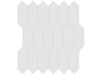 2 X 5 In Picket Soho Vintage Grey Glossy Glazed Porcelain Mosaic - BUILDMYPLACE