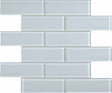 2 X 6 In Brick Element Skylight Light Colors Glass Mosaic - BUILDMYPLACE