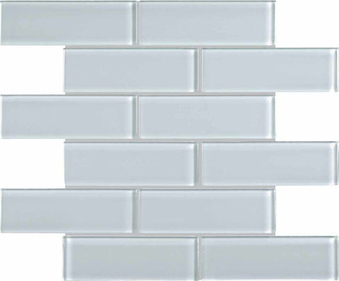2 X 6 In Brick Element Skylight Light Colors Glass Mosaic